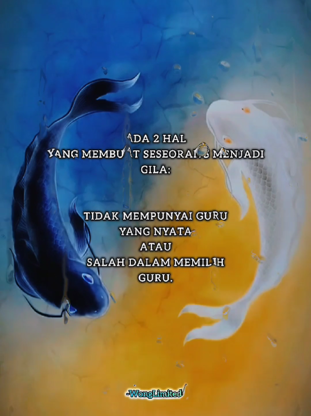 Belajar spiritual harus memiliki pembimbing yg jelas keilmuannya, yg pasti tidak meninggalkan syariat 🙏 #WongLimited 