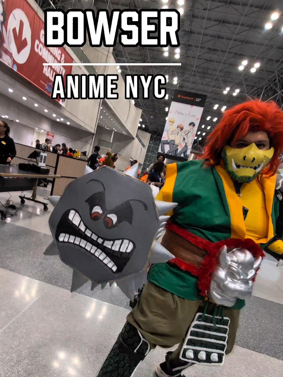 Gwahahaha! Bowser Cosplay from Anime NYC #bowser #nintendo #cosplay #games 