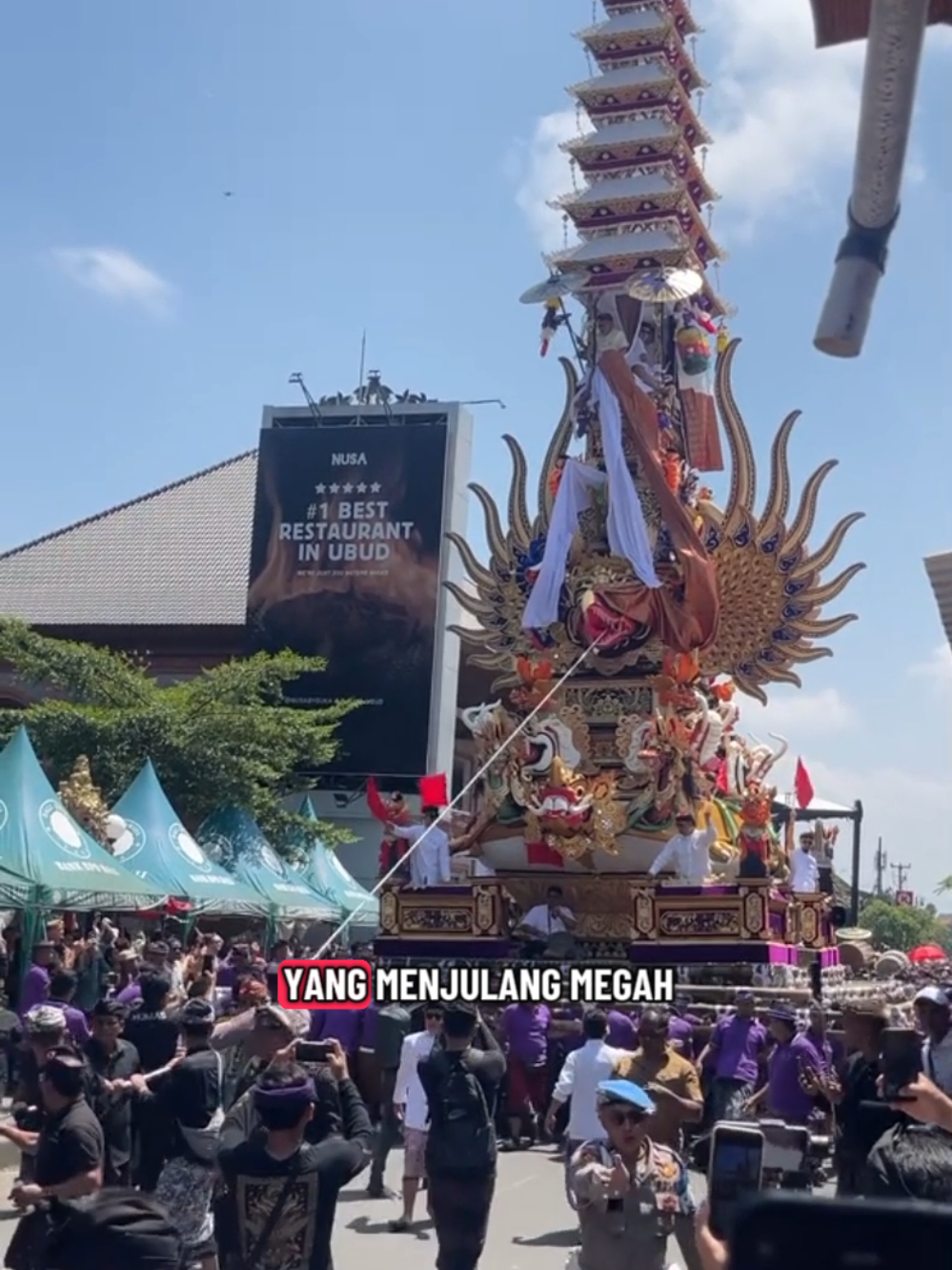 Upacara Ngaben Termegah Pelebon Cokorda Istri Niti Yadnya 2025 #information #ngaben #tradisi #bali #fyp 