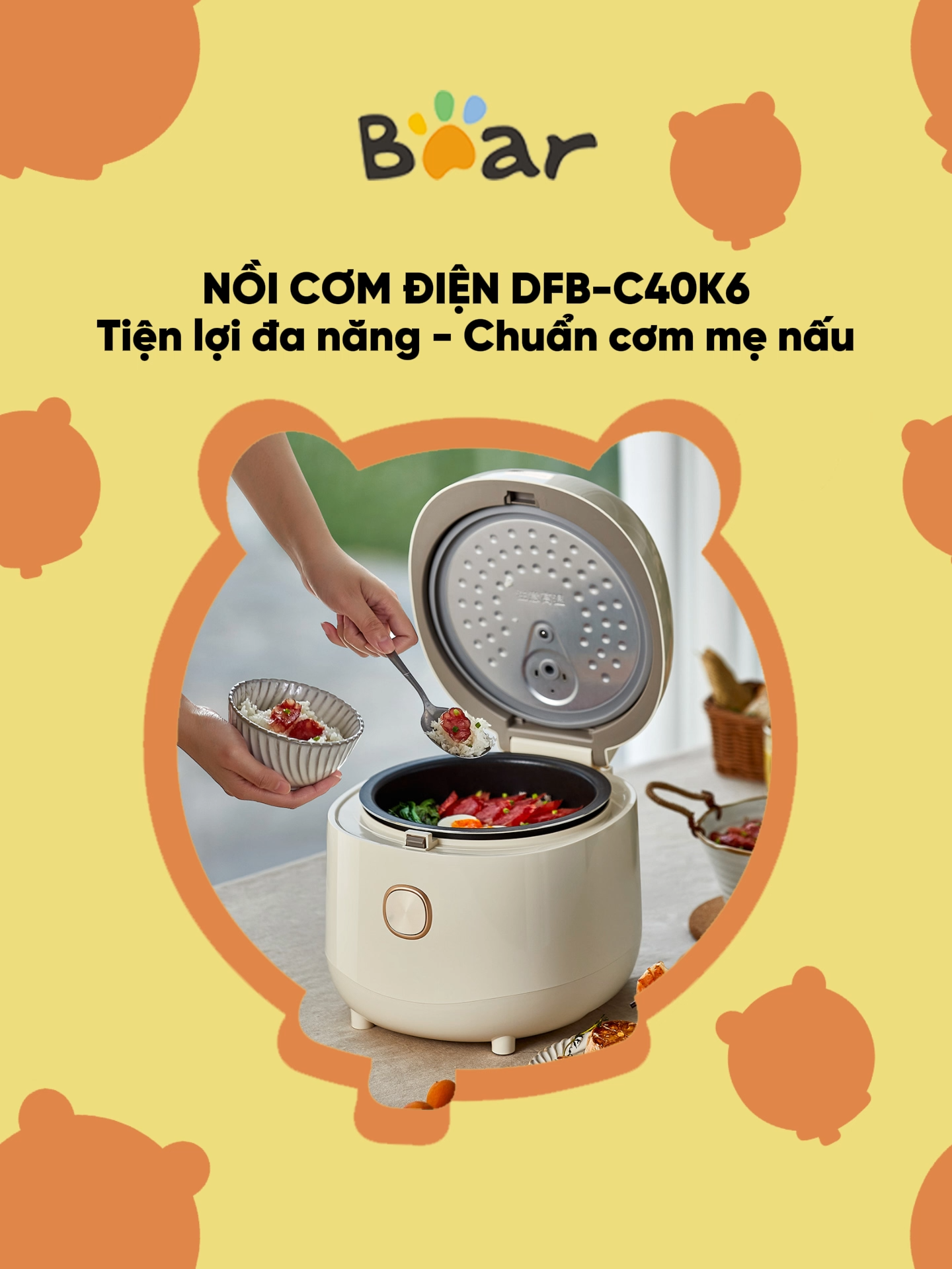Chuẩn cơm mẹ nấu là đây chứ đâu #bearvietnamofficial #dogiadungtienich #dogiadungthongminh #dogiadung #noicomdien