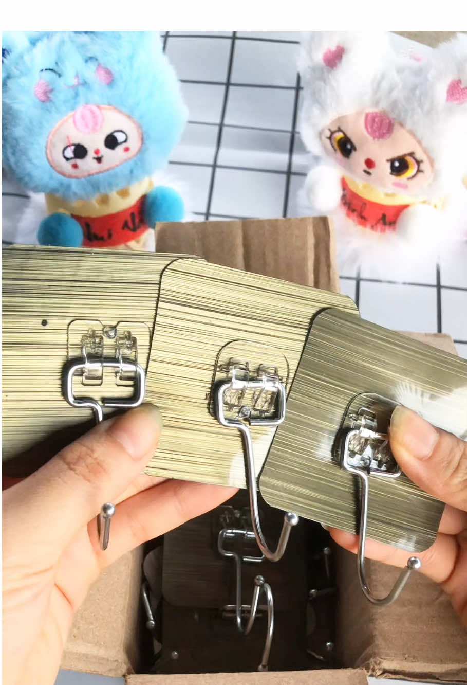 Combo 10 móc dán tường inox chịu lực 10🐠#mocdantuong #mocdantuongchiuluc #mocdantuongdanang #xuhuong #xuhuongtiktok 