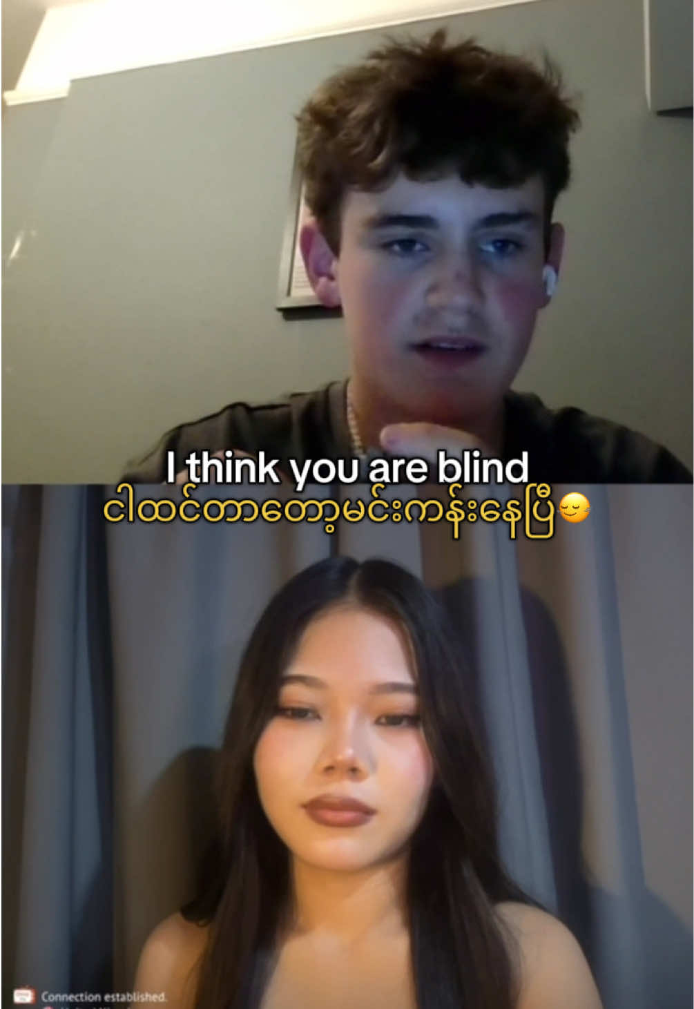 ကြွက်နဲ့ကြောင်👊🏻😝 #ometv #fyp #english #talk #tiktokmyanmar 