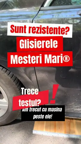 Am trecut cu masina peste #GlisiereAluminiu si #LemnRombus ca sa vedem daca rezista legaturile/ conexiunile. Acum nu ai de ce sa-ti faci griji. Poti sa treci linistit cu masina peste ele. Nu vor ceda 😂 #FabricaDeGlisiere #MesteriMari #PergoLine - #JaluzeleDeTerasa @mesterimari 
