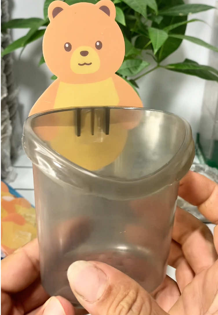 Cốc gấu dán tường #giadung #cocgaudantuong #giadungtienich #xuhuong #viral 