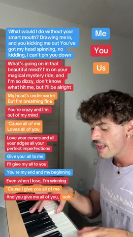 All of me - John Legend (Sing with me❤️) #allofme #johnlegend #singwithme #singingduet #duetme 