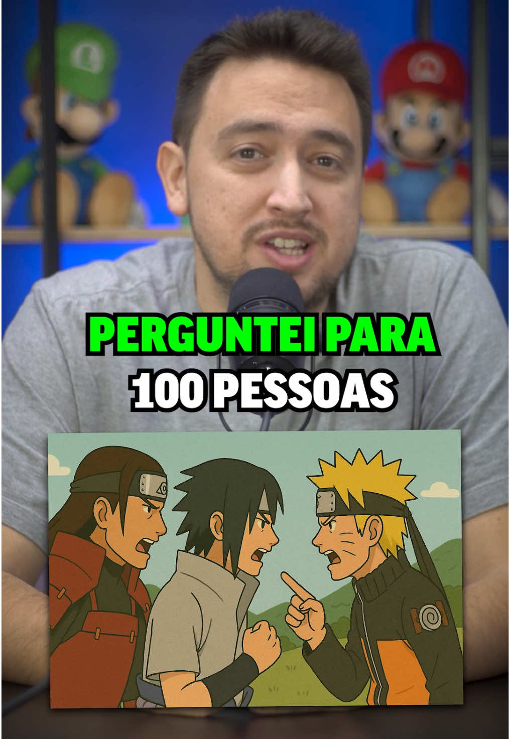 PERSONAGEM MAIS PODEROSO DE NARUTO! Perguntei para 100 pessoas! #trivia #naruto #anime #animes #narutoshippuden 