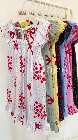 Visit our shop #littlestarcloset #girlsclothes #reddress #greendress #CapCut 