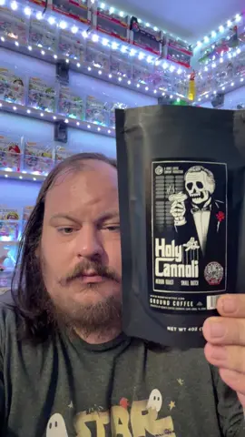 Taste Testing Bones Coffee Holy Cannoli #coffee #bonescoffee #fyp