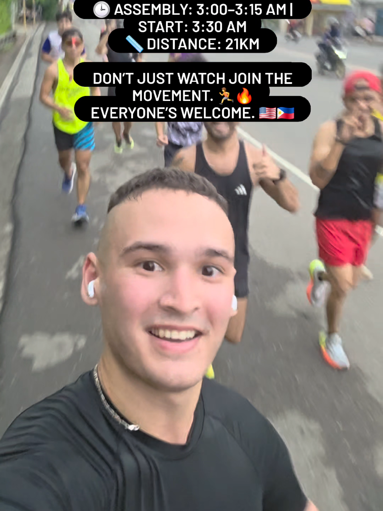 🏃‍♂️ Cebu runners, let’s go! 📍 Meet-up: Vibo Place, North Escario 📅 Sunday, September 7, 2025 🕒 Assembly: 3:00–3:15 AM |@guildofrunnerscebu  Start: 3:30 AM 📏 Distance: 21KM Don’t just watch join the movement. 🏃🔥 Everyone’s welcome. 🇵🇭🇺🇸 #Running #guildofrunners #cebu #cebucity #itsmorefuninthephilippines 