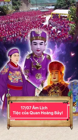 17/07 Âm Lịch - Tiệc của Quan Hoàng Bảy! Nhất tâm Quan độ! #tuphuvanlinh #tinnguongthomauvietnam #daomauvietnam #haudong #tamphucongdongtuphuvanlinh 