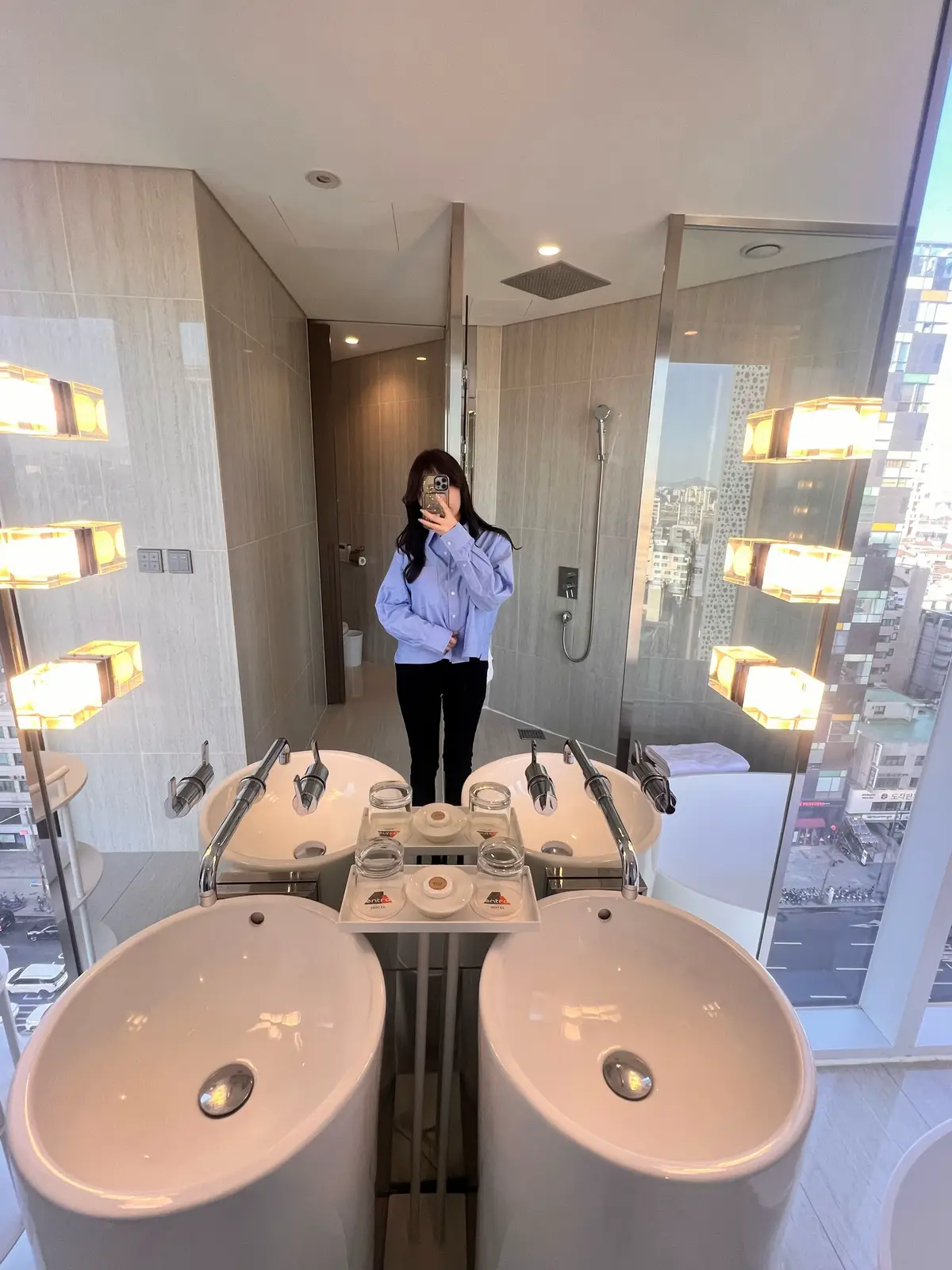 江南エリアで泊まったホテルが最高だった🫧 高揚したあまり飛び跳ねた #韓国旅行 #韓国 #韓国ホテル #fyp #おすすめ 