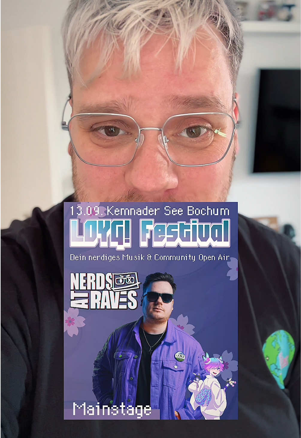 NÄCHSTEN SAMSTAG FINALE!!!  LOYG! FESTIVAL 💜😍 Ich freue mich tierisch auf das erste Open Air Festival von meinen Lygis von @LOYG! 😍  Ich spiele das Closing auf der Main und es wird richtig wild!!! Hab mir extra für euch eine besondere Show überlegt 👀 Mit dabei sind auch @Petra Scheeser @Kontrollverlust @THSB / The Holy Santa Barbara und viele viele mehr!!! ❤️ Wir sehen uns nächsten Samstag ❤️ #nerdsatraves #techno  #letoutyourgeek #festival #anime 