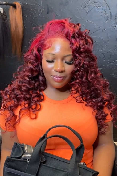 the hair is beautiful😻🥰hair from ZGWG Amazon hair store, link in bio！#flipoverquickweave #hairstyle #hairtok #blackgirl #burgundy