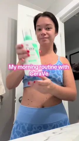 Mornings with @CeraVe ✨😇 #CeraVeAirFoam #fyp #morningroutine #skincare #acneproneskin 