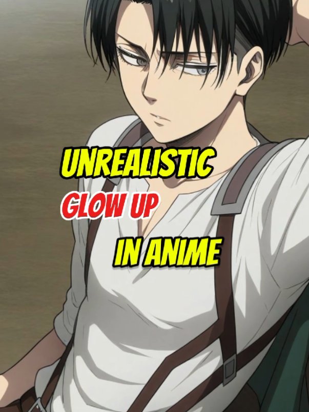 When Anime Glow-Ups Go Too Far… #anime #GlowUp #sololeveling #aot #fyp 