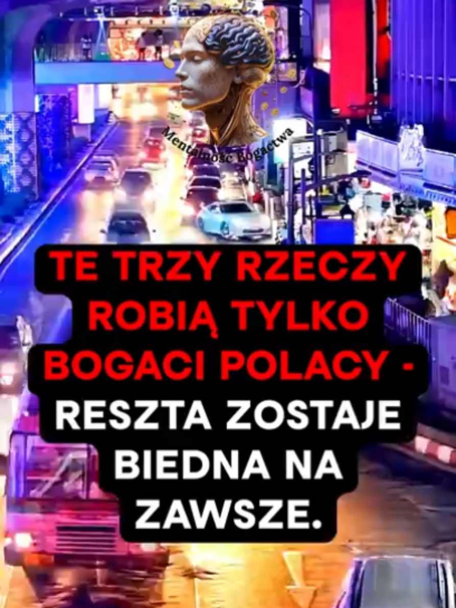 POLAKU! Czas przestać być biednym jak reszta Te 3 różnice dzielą bogatych Polaków od biednych Polaków. Napoleon Hill analizował polską mentalność już w 1937 roku i przewidział dokładnie te problemy. 🔥 Co robią tylko bogaci Polacy: ✅Nie narzekają na brak czasu - ustalają priorytety ✅Kupują aktywa zamiast pasywów   ✅ Ignorują rady od biednych krewnych (KLUCZ!) 💰 Bogaty Polak vs Biedny Polak = sposób myślenia, nie pieniądze 🎯 NAPISZ 