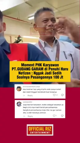 Momen haru PHK Massal PT. Gudang Garam di Kediri viral di media sosial. Buntut Rokok Ilegal Bermunculan #gudanggaram #phk 