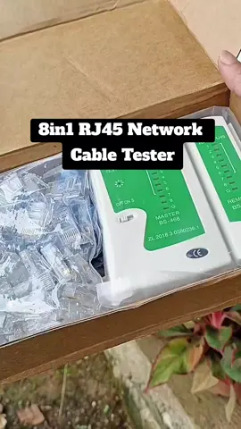 8in1 RJ45 Network Cable Tester⚙️ #cabletester #crimpingtoolset #toolset #networkcabletester #networkcabletestertoolset 