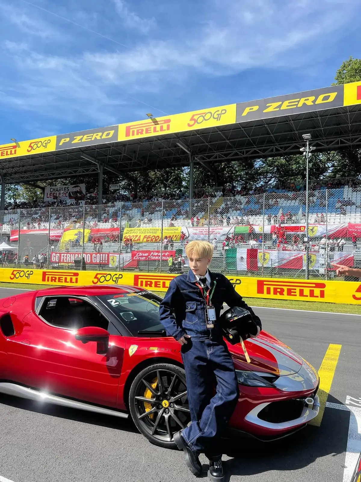 1 số hình ảnh đầu tiên của Quang Hùng MasterD tại giải đua F1, Ý #QuangHungMasterD  #ItalianGP 