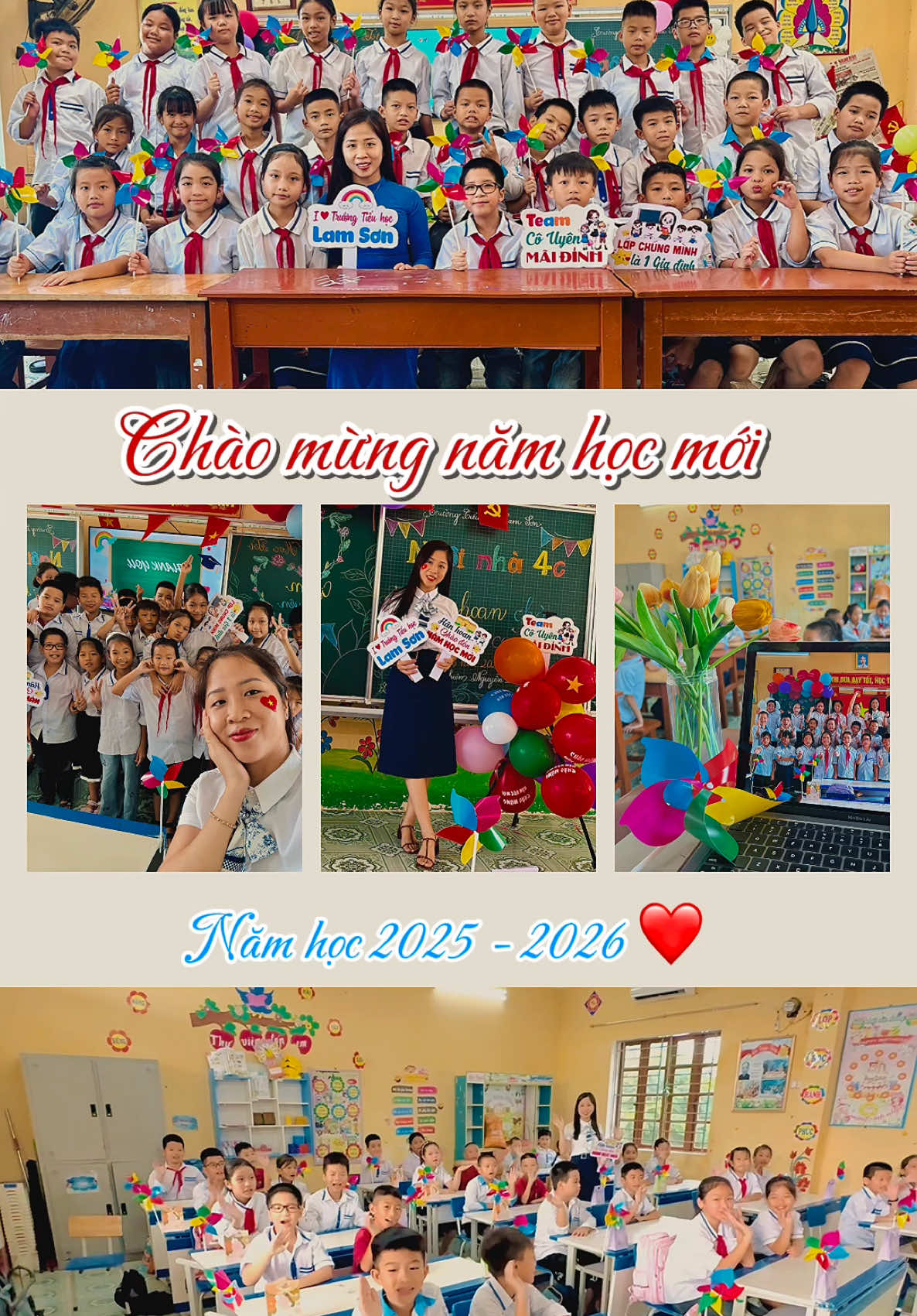 Một mùa khai giảng đặc biệt – kỷ niệm 80 năm ngành giáo dục. Cùng nhau bước vào năm học mới với thật nhiều niềm vui, yêu thương và những điều tốt đẹp phía trước nhé Team 4C! ❤️❤️🍀📖 #namhocmoi #xuhuong #trending 