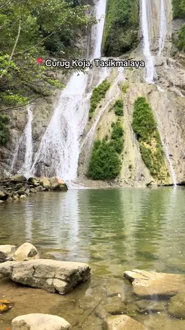 Menikmati suasana Curug yang masih alami #curugkojacikatomas #curugkoja  #curugkojatasikmalaya 