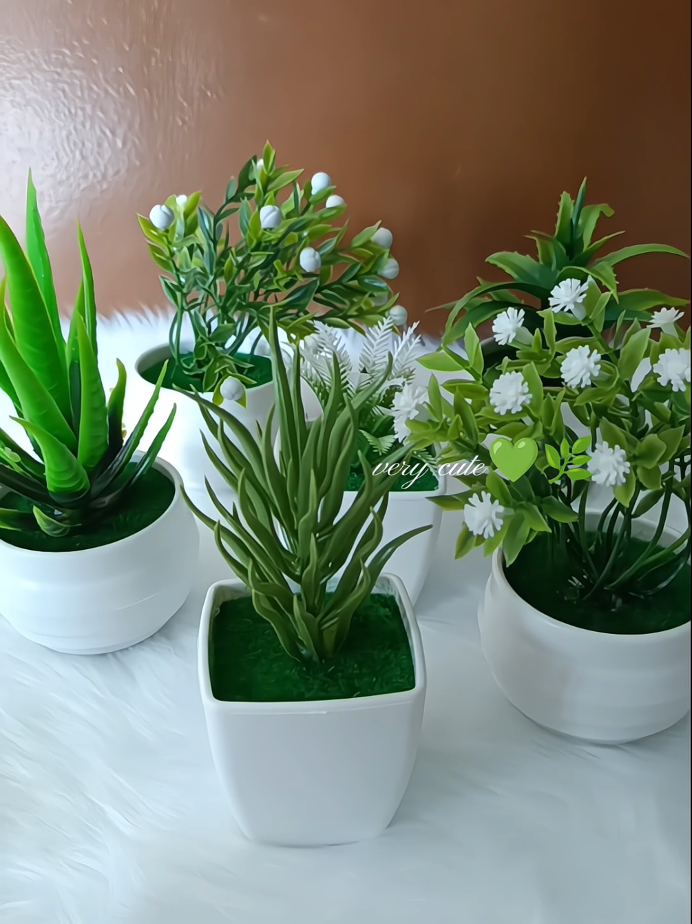 Potted plant mini artificial simulation decor. 💚🌿 #artificialplant #homedecor #plantdecor #pottedplants 