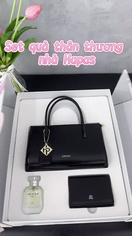 🎁 Set quà Hapas – sang trọng, tinh tế, thay lời yêu thương🌷 #tuihapas #setquatang #quatang #xuhuongtiktok #viralvideo 
