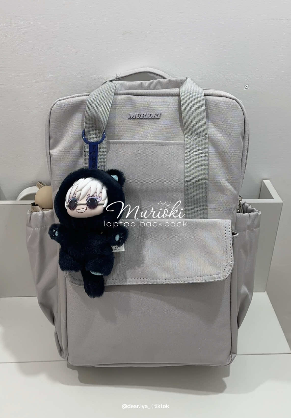 this laptop backpack 🥹🩶 #backpack #laptopbag #laptopbackpack #muriokibackpack #schoolbag 