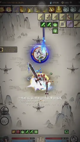 Vạn kiếm quyết - Khai Thiên💥 thần thông dame cực to trong Nhất niệm tiêu dao☯️ #nhatniemtieudao #gzone #xuhuong #viral 