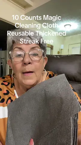 #10countsmagiccleaningclothreuseablethickenedstreakfree#tiktokshop 