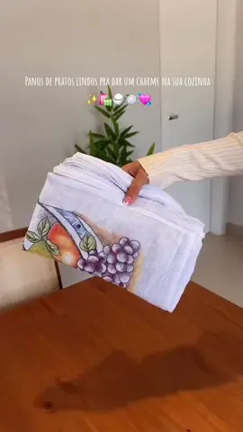 🛍️Pano de Prato Estampado Bainha Kit Com 10 Peças. 🔥De R$35,89 LINk NO COMENTÁRIOS 🤩👇🏻  #achadinhos #acadinhosshopee #fpyyy #virall #panodeprato 