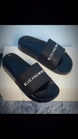 dép blue and white 2 màu đen trắng #AnLinhshophd #xuhuong 
