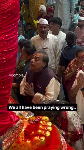 Matlab itna time se galat Tarah se pray kar rahe tha😅#ambaniji on top 