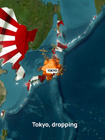 United States boldest Mission ever against Japanese Empire #unitedstates #doolittleraid #pearlharbor #historytiktok #japantiktok 