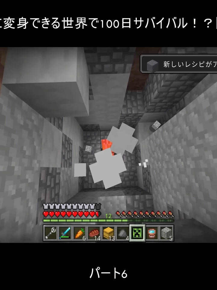 1日ごとにモブに変身できる世界で100日サバイバル！？【マインクラフト】 (6)