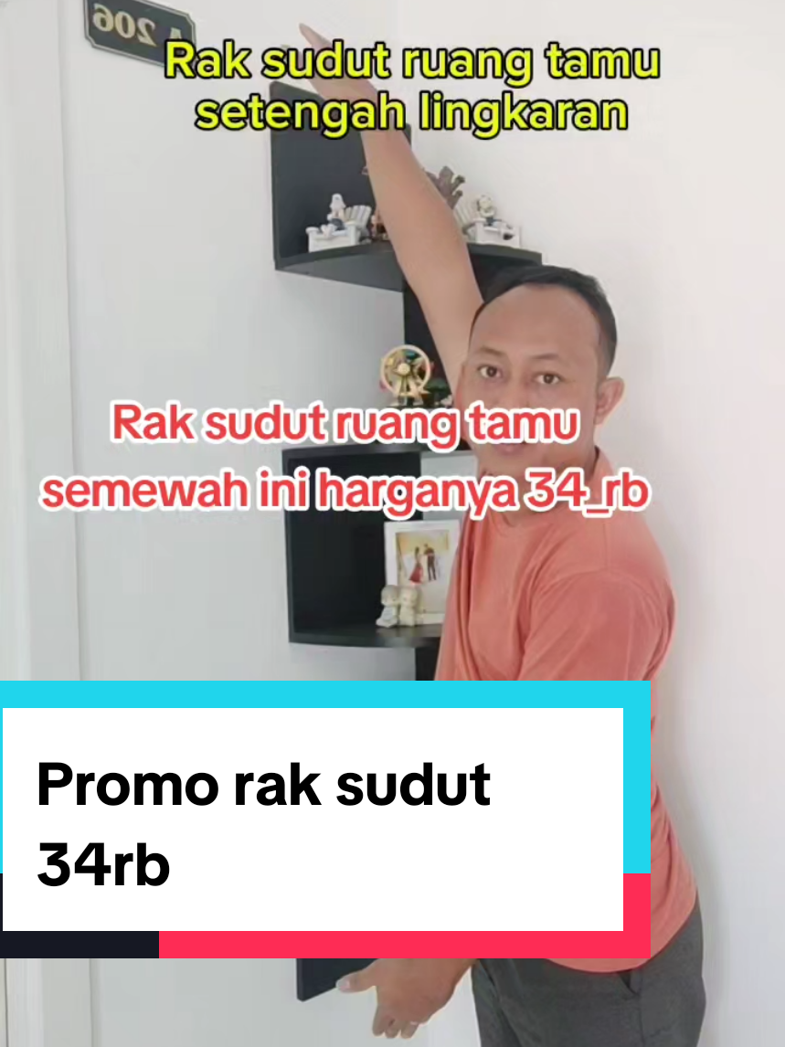 Rak sudut semewah ini lagi promo 34rb  #rakbuku #rakserbaguna #raksudutruangtamu #rakdinding #fyp 