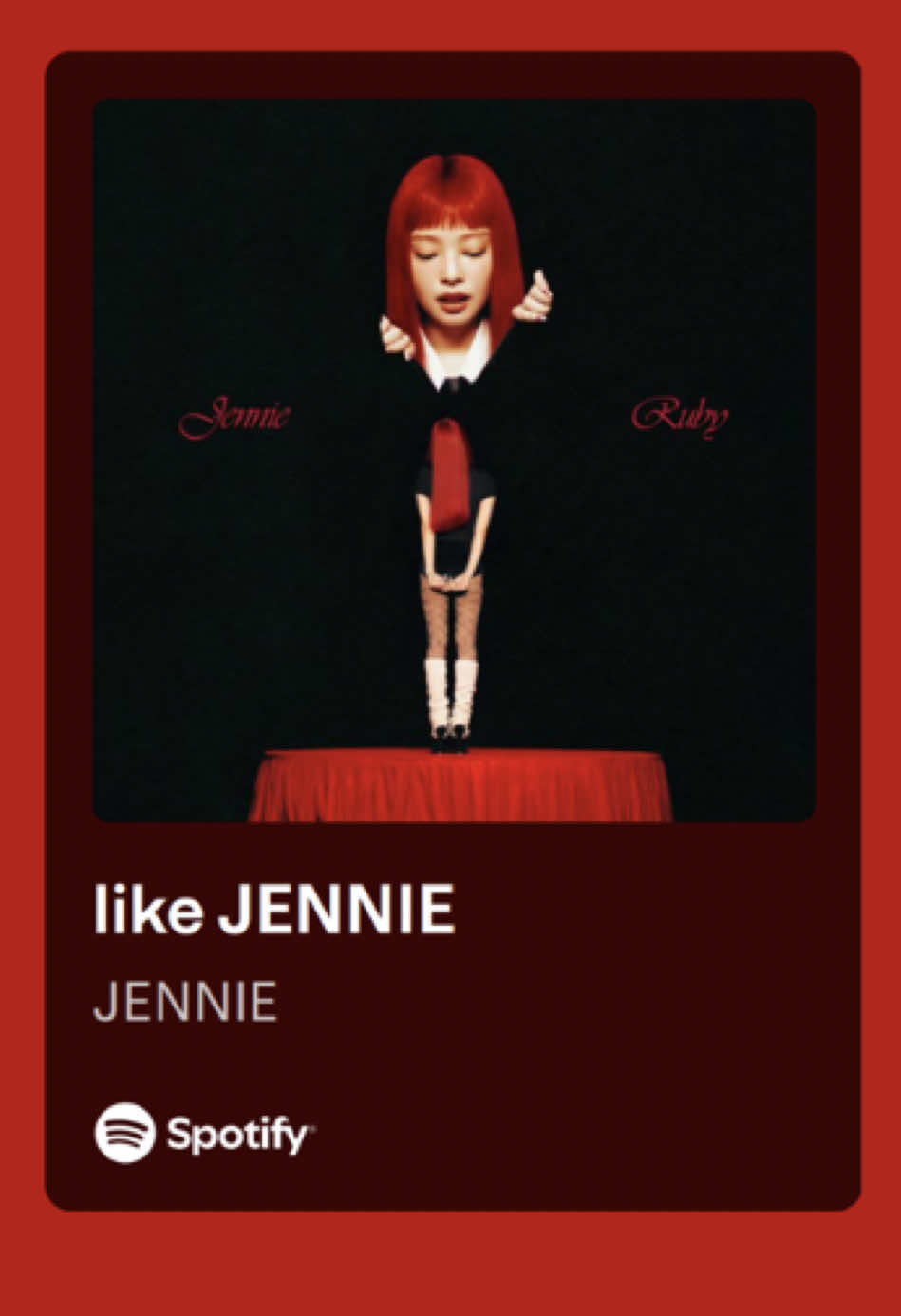 like JENNIE by JENNIE. #foryou #spotify #lyrics #jennie #likejennie 
