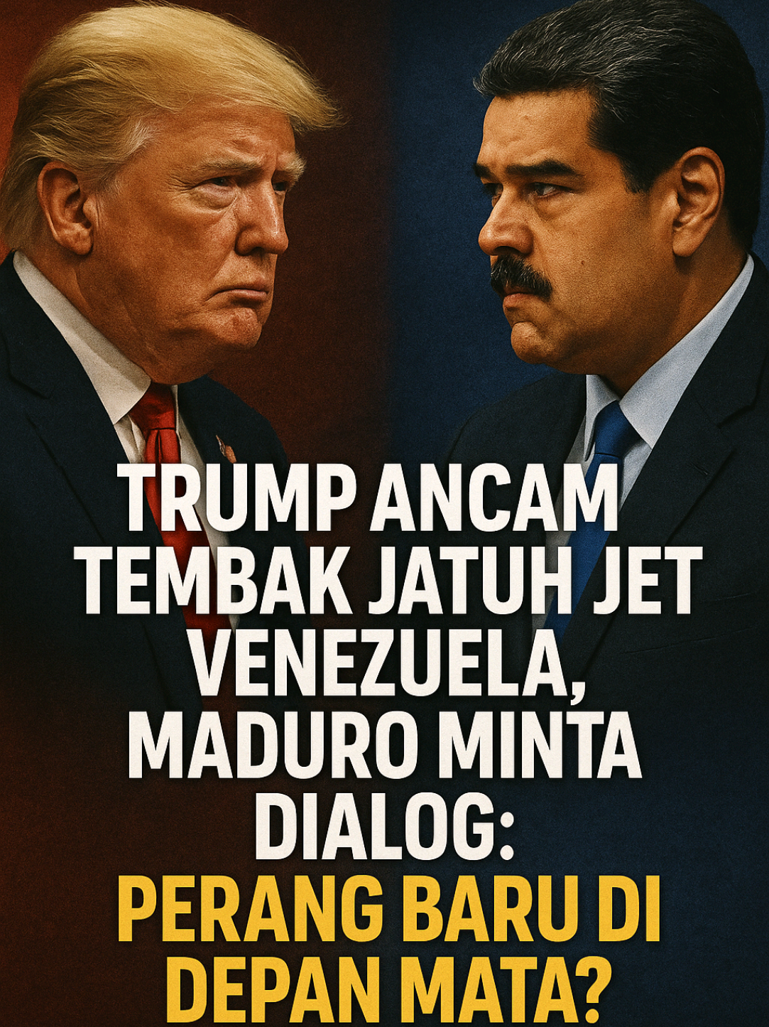 “Trump ancam tembak jatuh jet tempur Venezuela, sementara Maduro justru menawarkan dialog. Di balik retorika ini, ada isu narkoba, minyak, dan gengsi geopolitik Amerika Latin. Apakah krisis ini akan berakhir di meja diplomasi… atau di medan perang?” #Agnivarta #Geopolitik #Venezuela #Maduro #Trump 