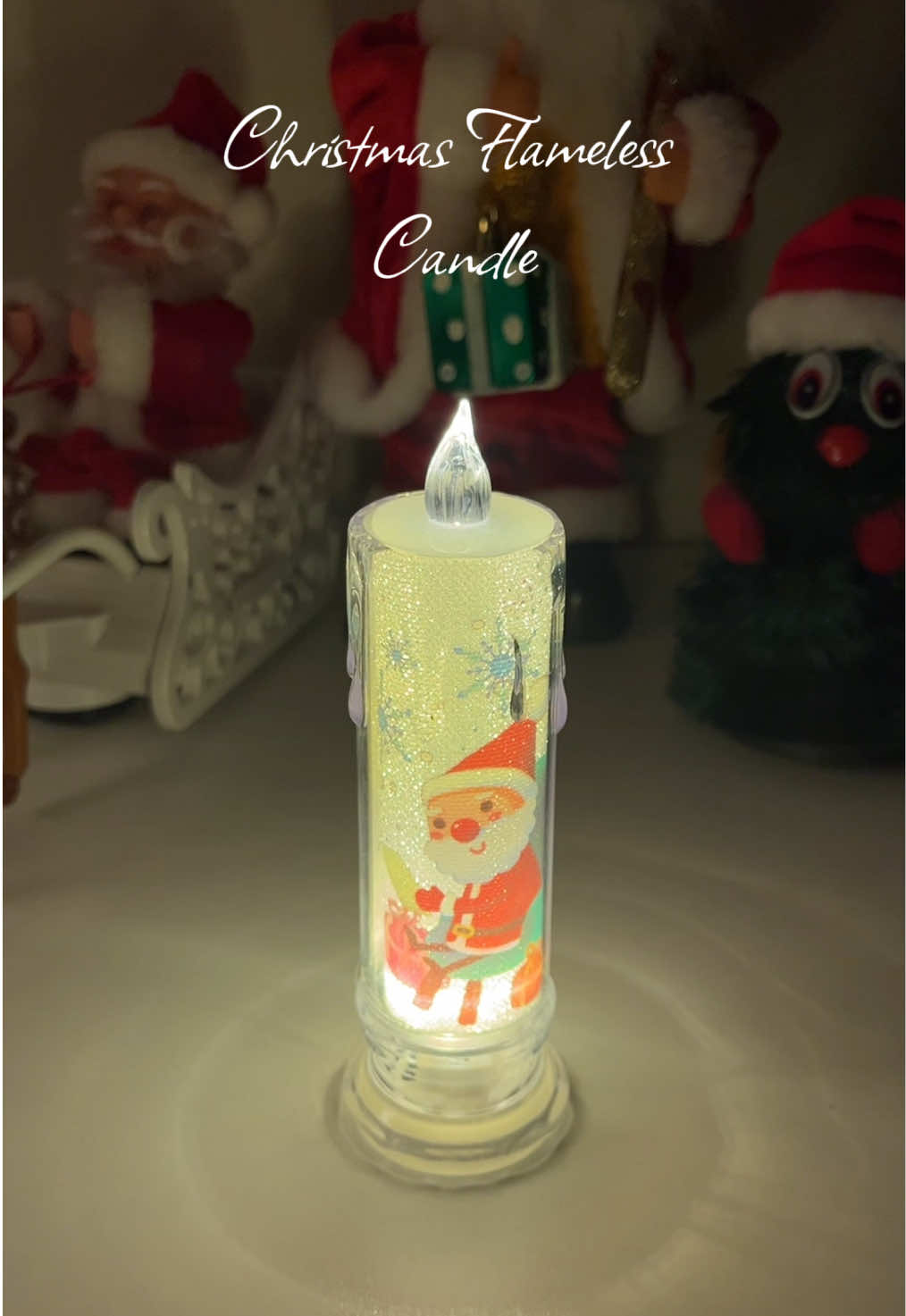 #flamelesscandle #christmasflamelesscandle #candle #christmascandle #fyp 