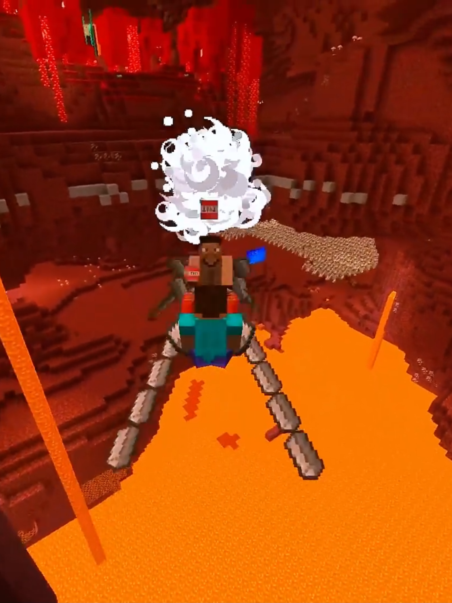 Thế Giới Minecraft Siêu Bất Ổn Của Cặp Đôi Bá Đạo 🤣 #xuhuong2025 #Minecraft #hoangacc #minecraftmemes #notsafe