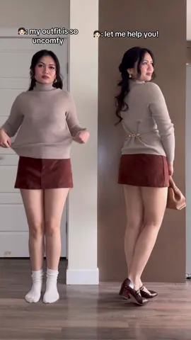 easy fashion hacks! follow me for more♥️ #fallfashion #outfitinspo #outfitideas #fashionhacks 