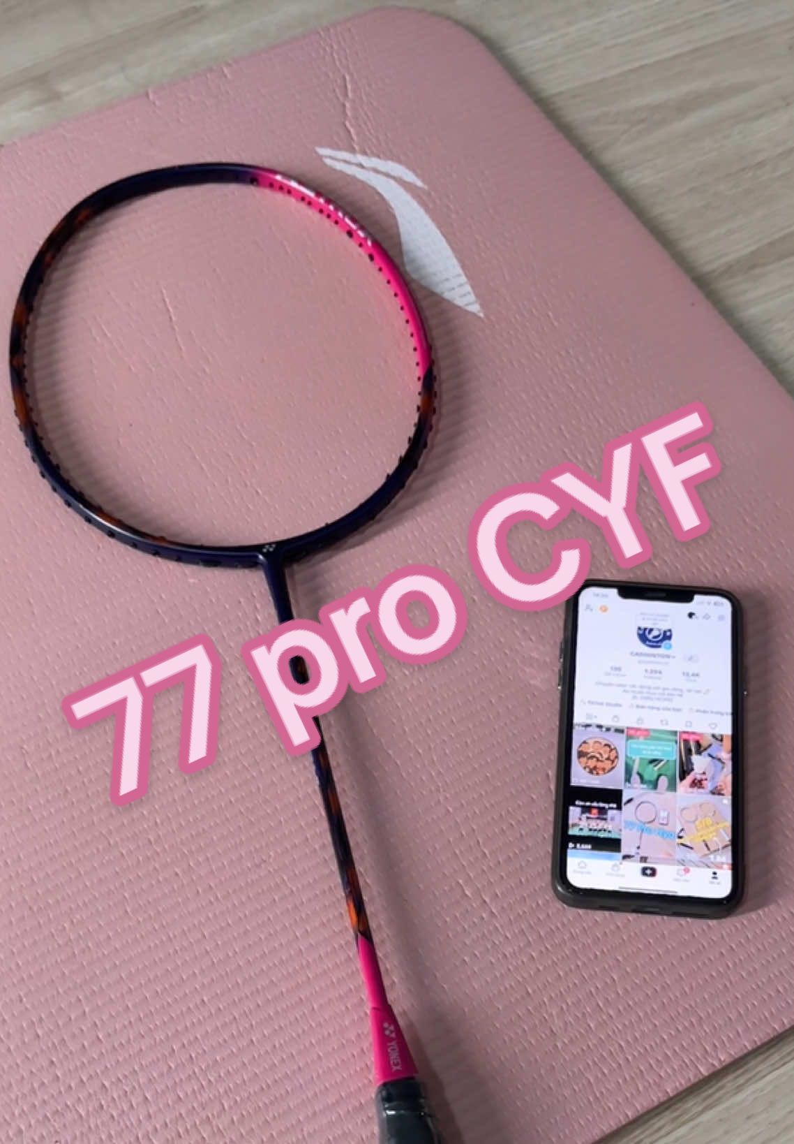 Vợt gia công 77 pro phiên bản vđv đơn nữ Chen yufei, nước sơn lì cực đẹp hoàn toàn khác biệt với phiên bản tiêu chuẩn. Độ hoàn thiện cực cao, giá chỉ 1M ship cod k cọc toàn quốc 🥰🥰🥰 #votphoi #votgiacong #vottaitao #xuhuong #trending 