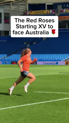 The #RedRoses starting XV to face Australia in #RWC2025 
