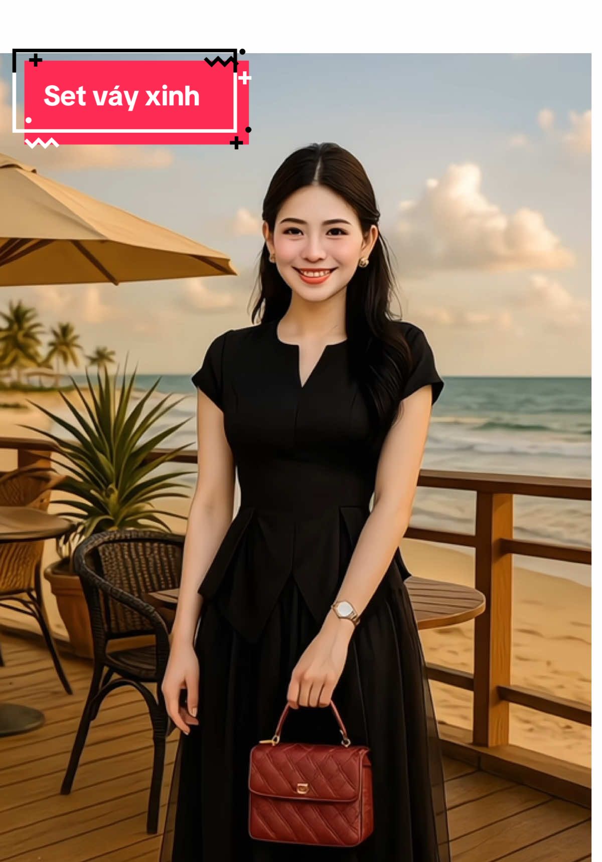 Set váy xinh tôn dáng #xuhuongtiktok #hangshoping #viral #xuhuong #vay #vayxinh 