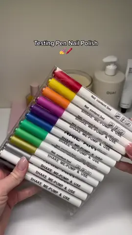 Caneta Nails Art Caneta de Manicure Caneta Desenho Unha Caneta Acrílica Paint 12 Cores Para Decoração Unhas Acrílica. Link na Bio #viral #tiktok #fyp #feminino 