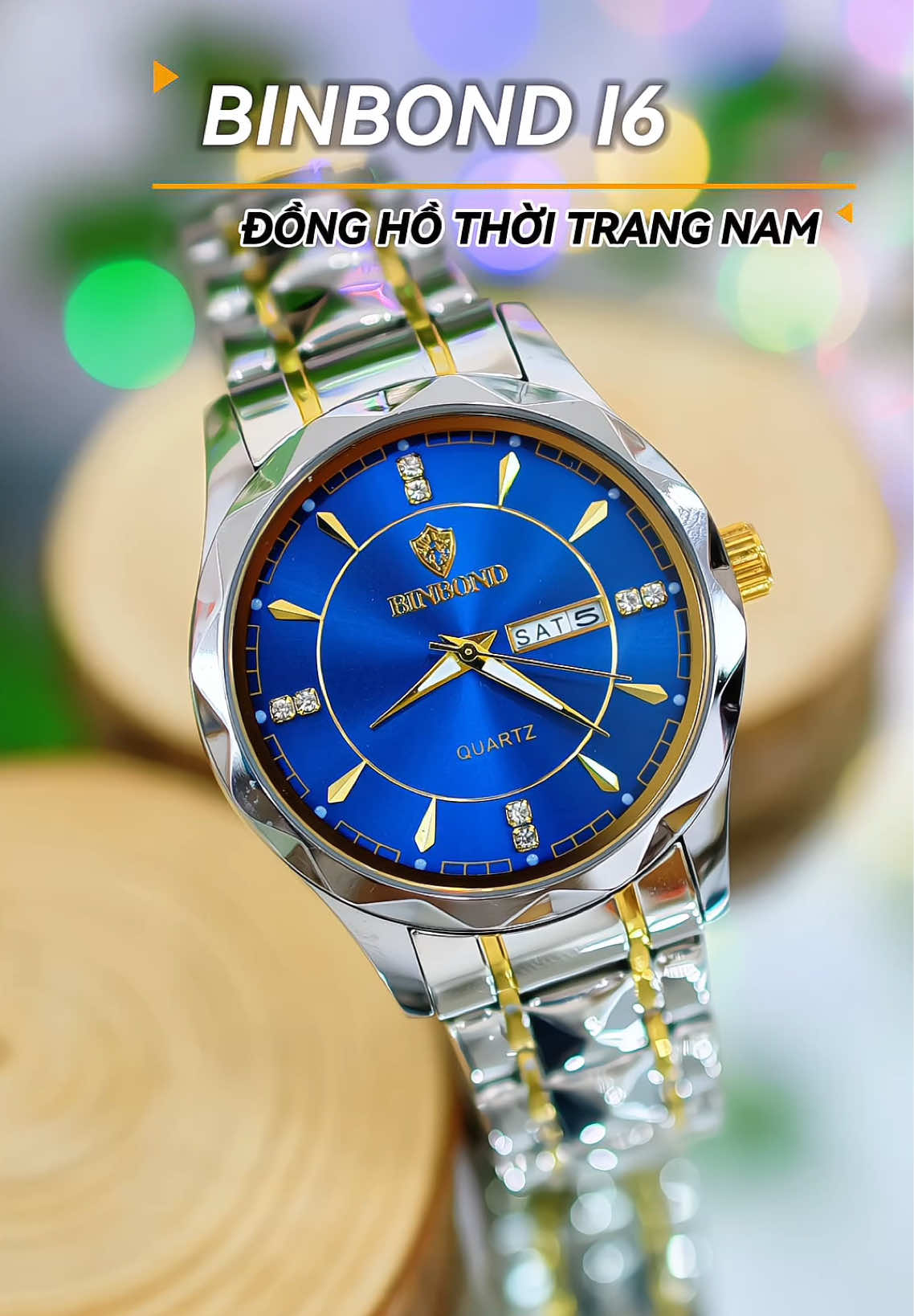 Đồng hồ thời trang nam Binbond I6 #dongho #donghonam #donghothoitrang 