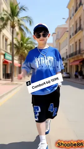 Combo4 bộ cho bé 159K #combo4bobetrai #bodobetrai #bodochobe #boquanaochobe #thoitrangtreem 
