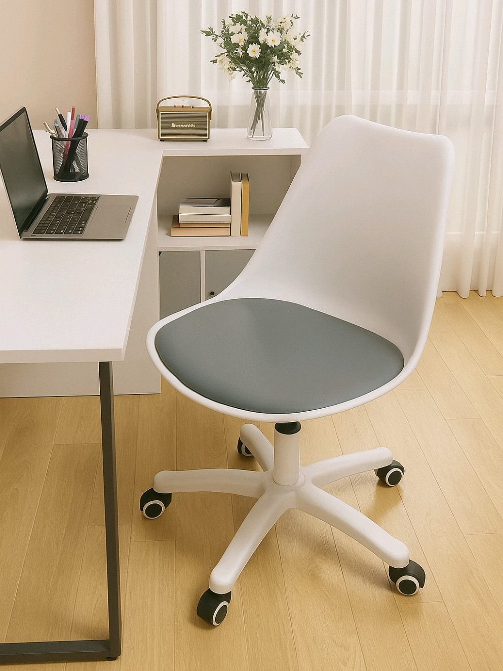 Pola TULIP Kursi Kerja Putar kursi Belajar Kursi Cafe Kursi Roda Kursi Kantor Minimalis #kursi #kursibelajar #kursikomputer #kursiroda #kursisantai 