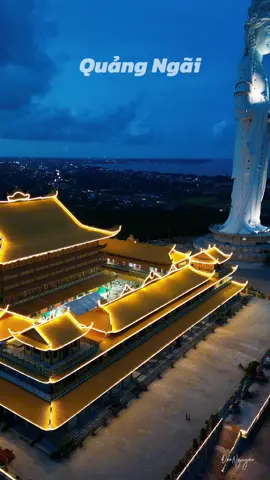 Chùa Minh Đức Quảng Ngãi về đêm, cập nhật tháng 9/2025 #quangngai #chuaminhduc 