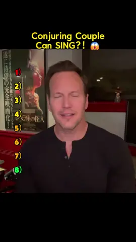 Who Knew The Conjuring Couple Could SING?! 😱🎤 #TheConjuring #PatrickWilson #VeraFarmiga #UnexpectedTalent #ActorsWhoSing